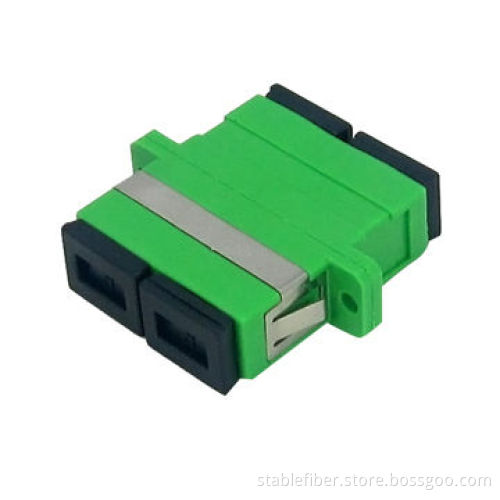 SC/APC Fiber-optic Adapters, Available in Duplex Type, Used in Transmission Systems